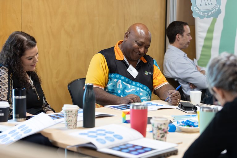 Image of participants of the Ability to Execute (A2E) for Nonprofits program, delivered to the Cape York Partnership