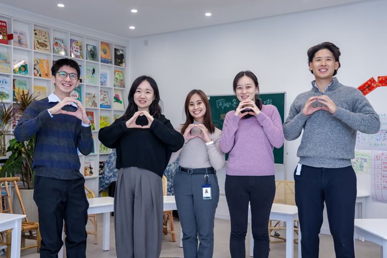 McKinsey A2E staff at the Tongxin Child-Friendly Space